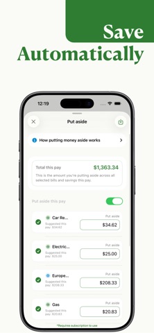 OurBudget: Bills & Savings screenshot