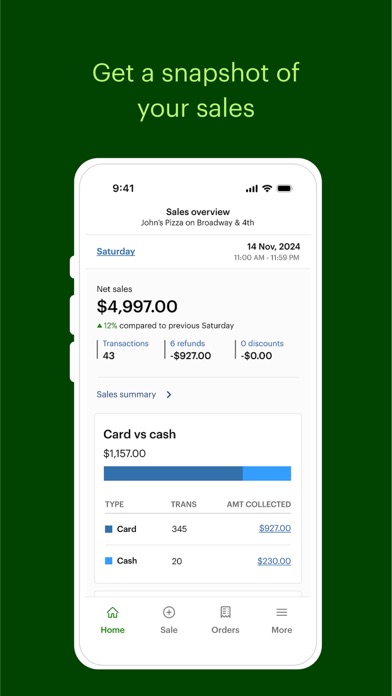 Clover Go - Dashboard & POS Screenshot