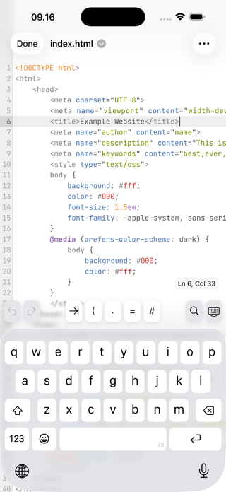 Runestone Text Editor Screenshot 1 of 7