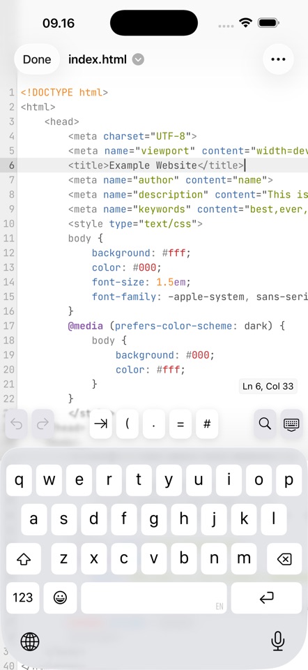 Runestone Text Editor screenshot 1
