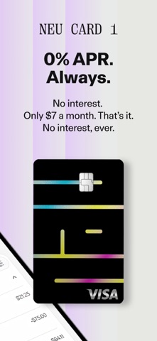 Neu Money: Build Your Credit iPhone screenshot