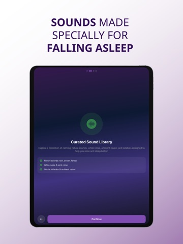 AI Sleep Sounds & White Noise iPad screenshot