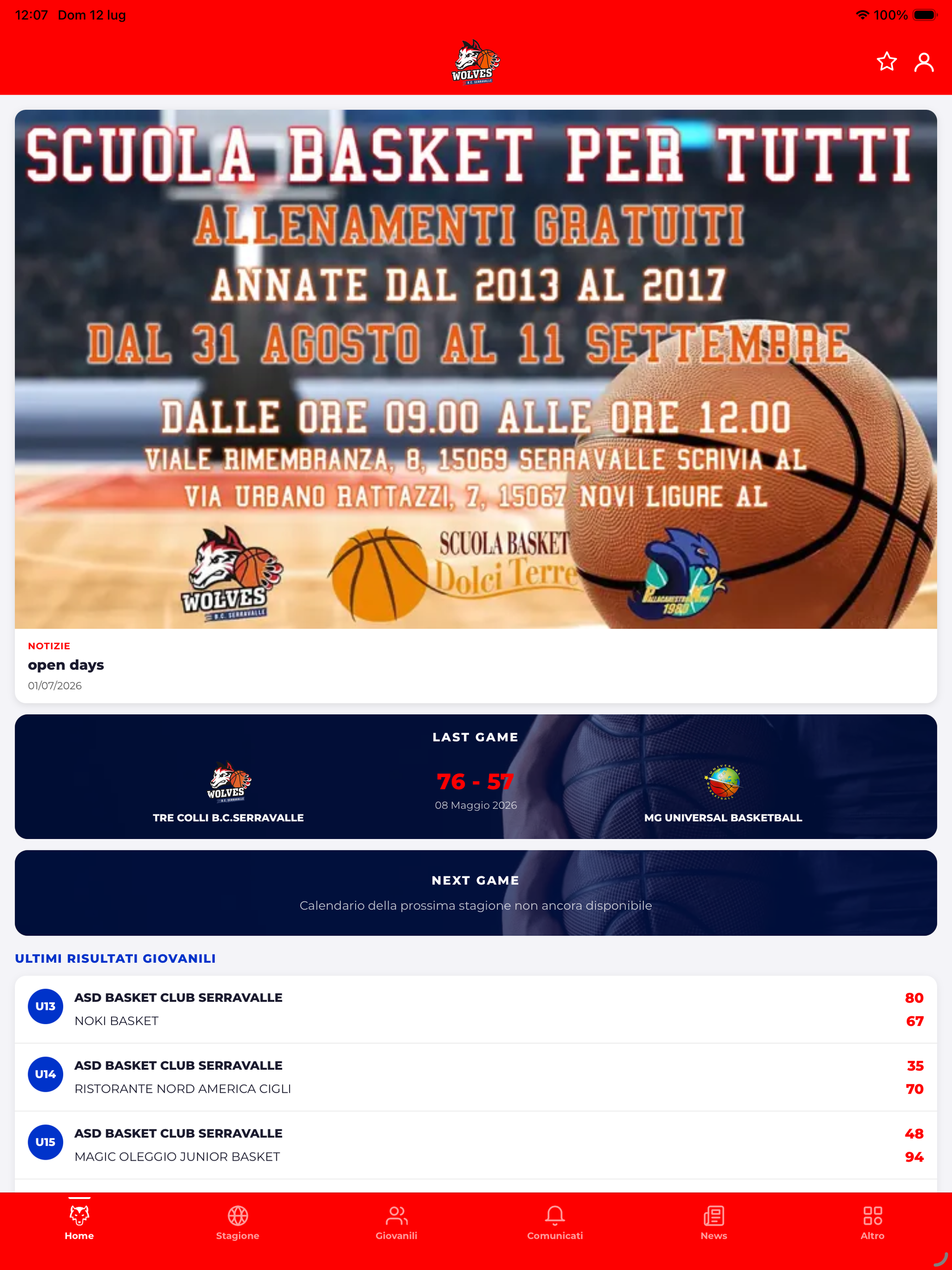 Basket Club Serravalle screenshot 5