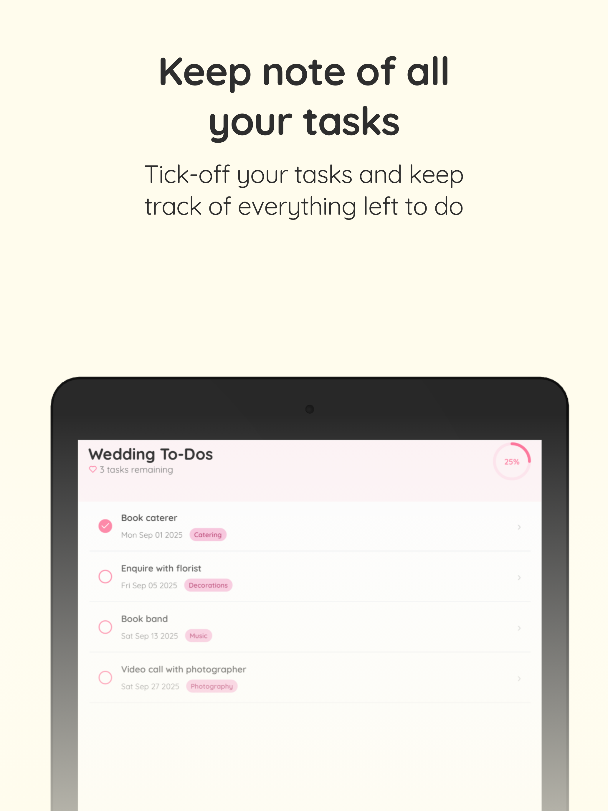 Wedding Planner - Aisle Guide