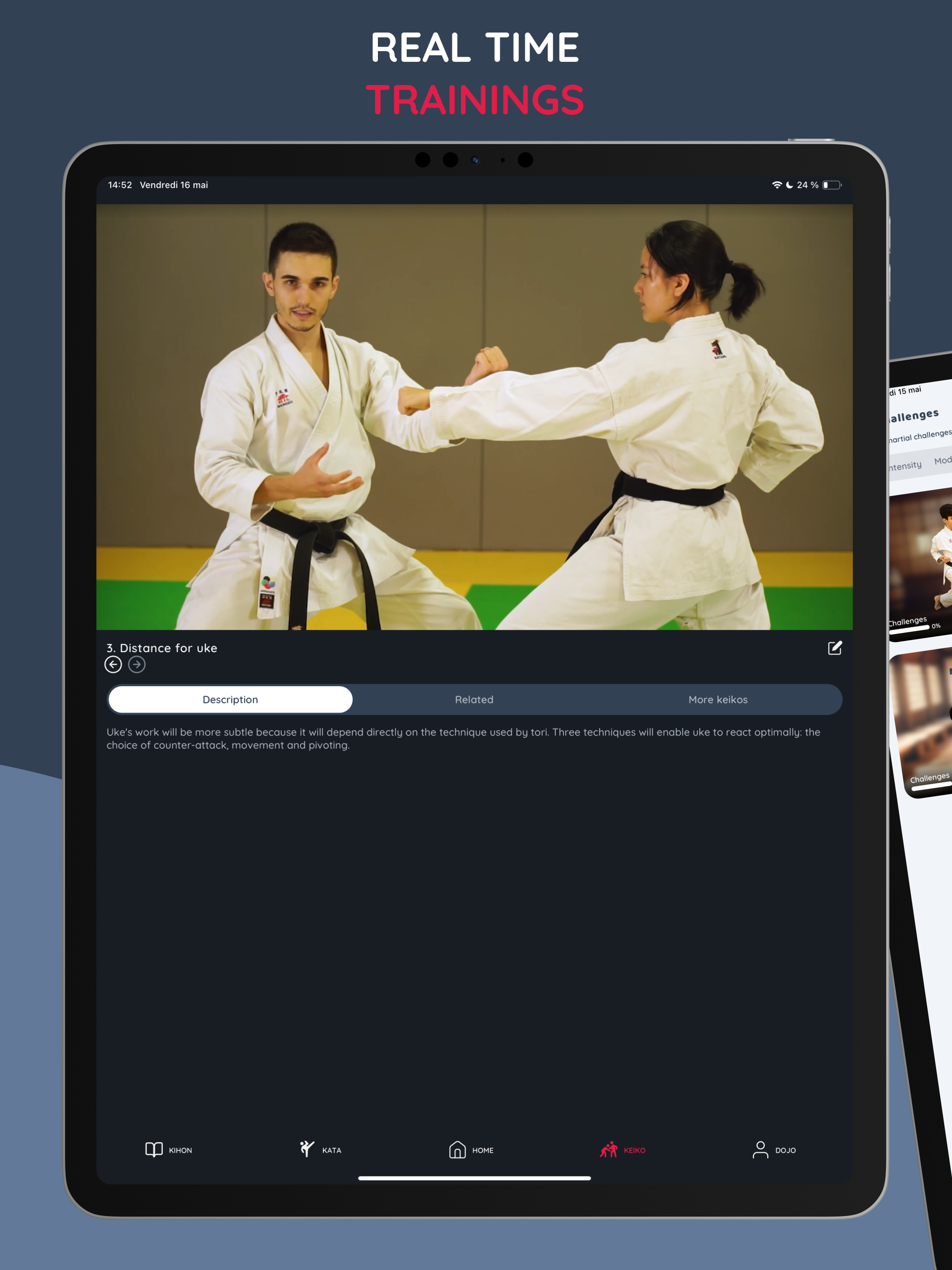 Karate Sensei, Video learning screenshot 14