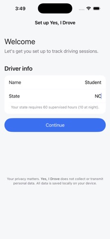 Yes, I Drove screenshot