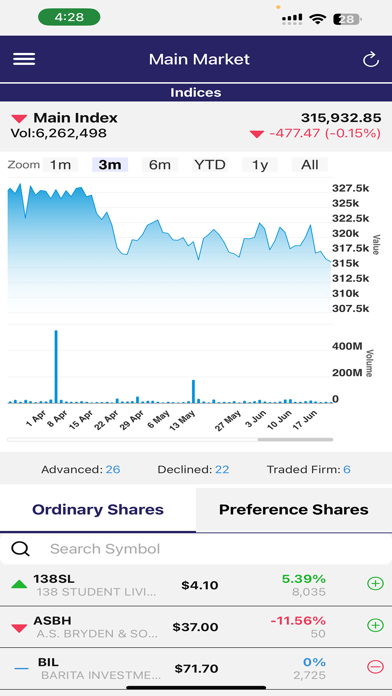 JSE Mobile Screenshot