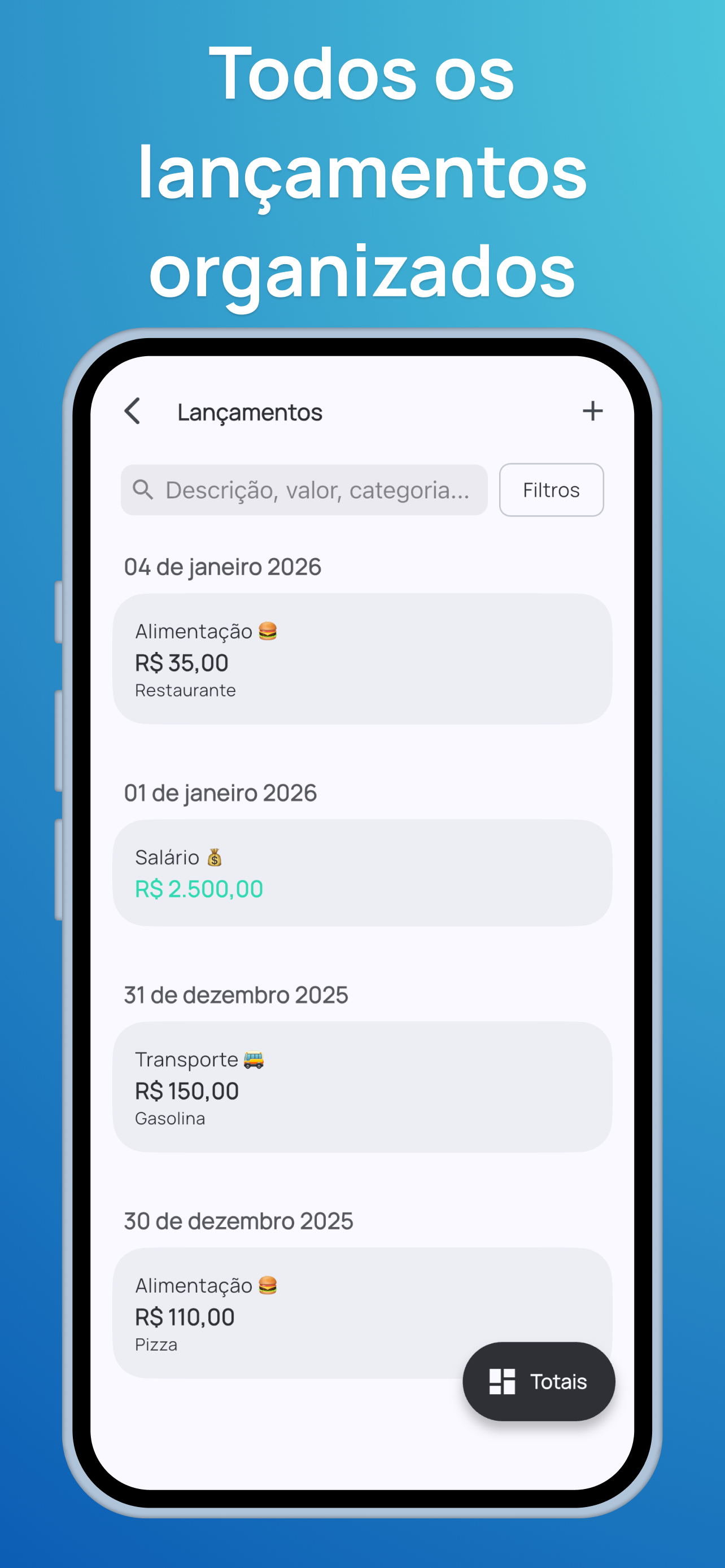 Cashflow - Controle Financeiro