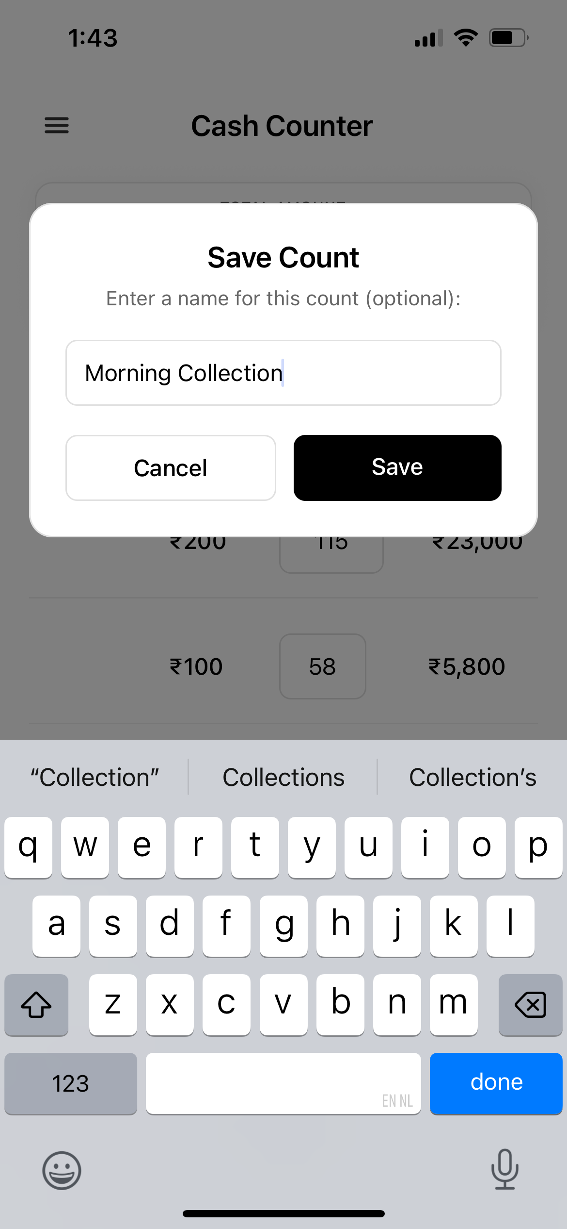 Cash Counter India