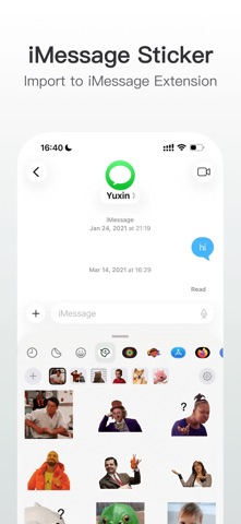 StickerX - Sticker Maker iPhone screenshot