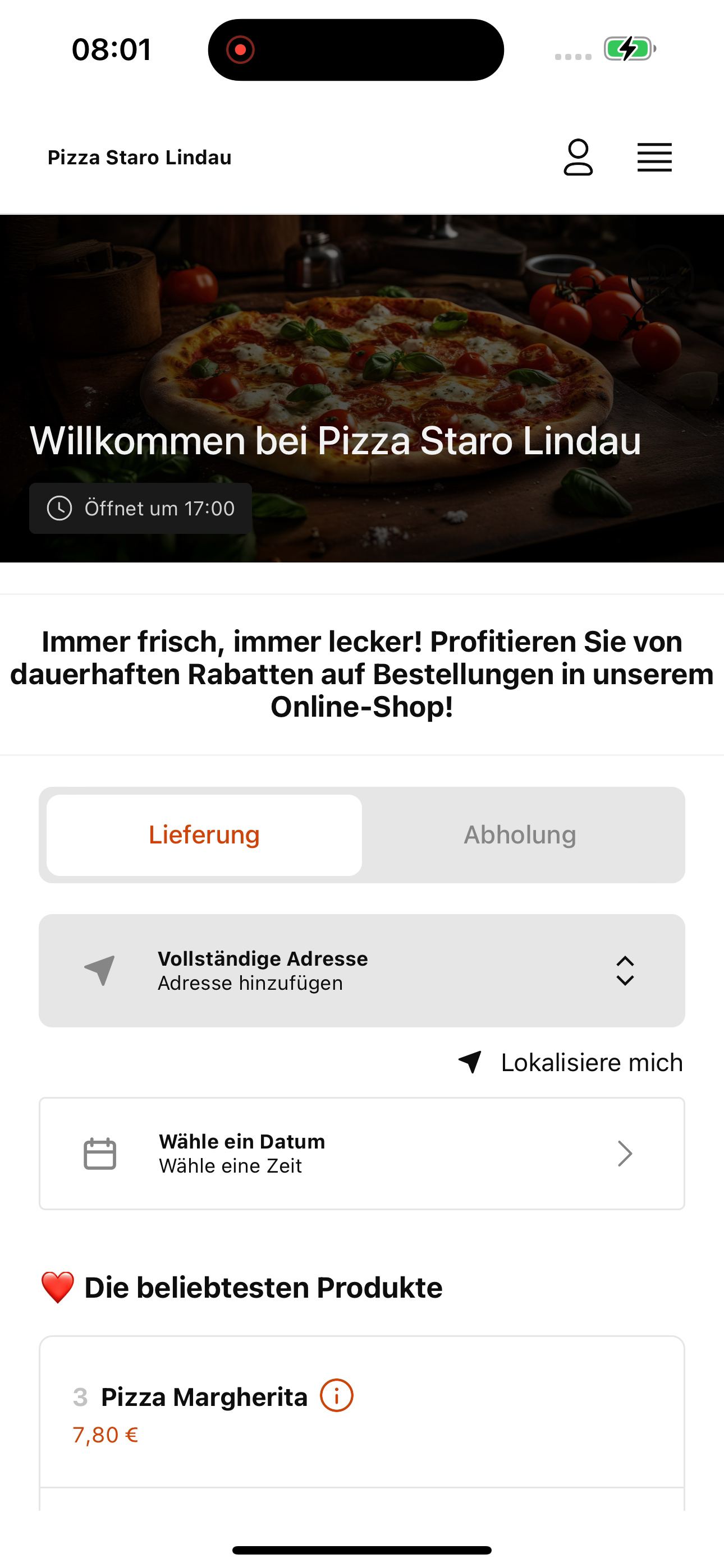 Pizza Staro Lindau screenshot 2