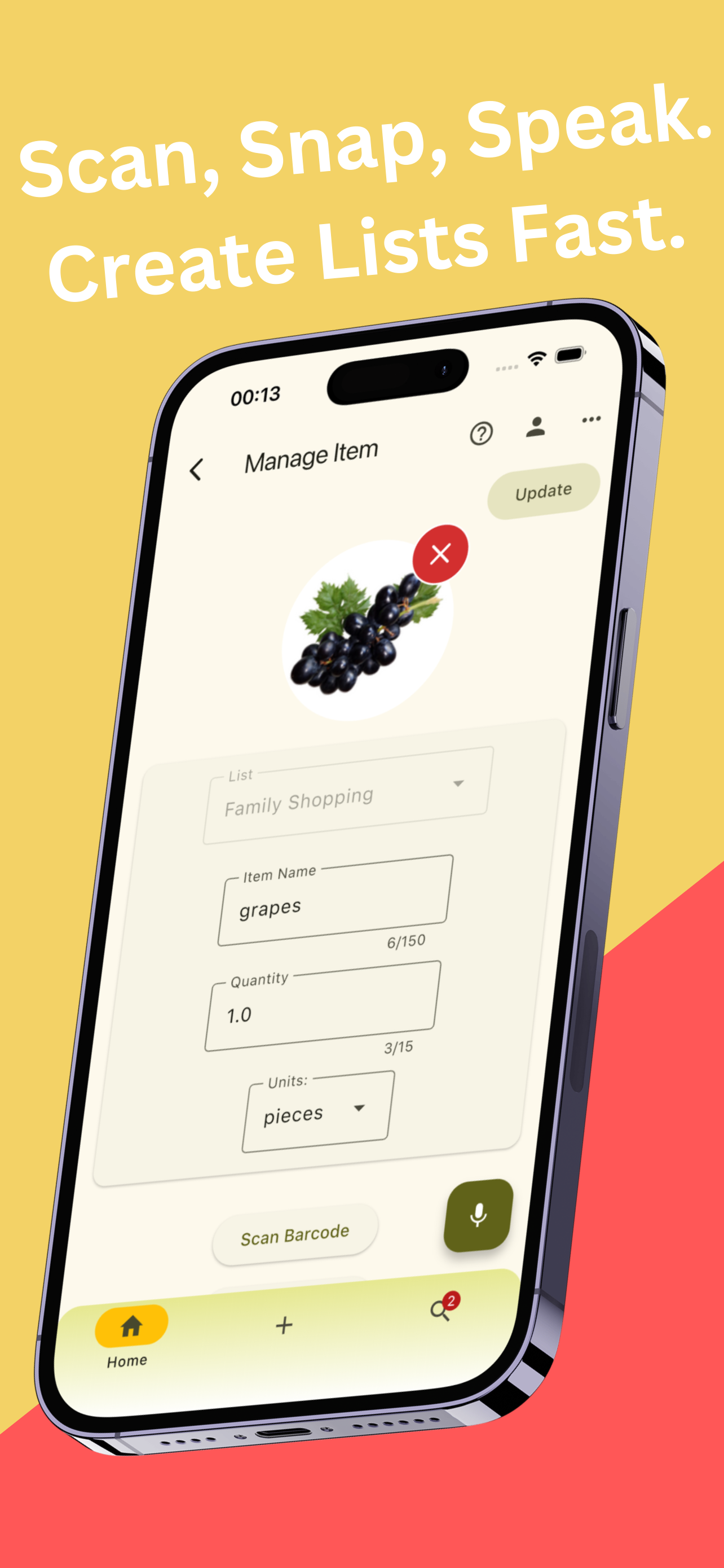 Shopping List: Snap & Share screenshot 3