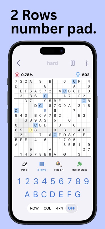 16x16 Sudoku Clássico Gigante screenshot 2
