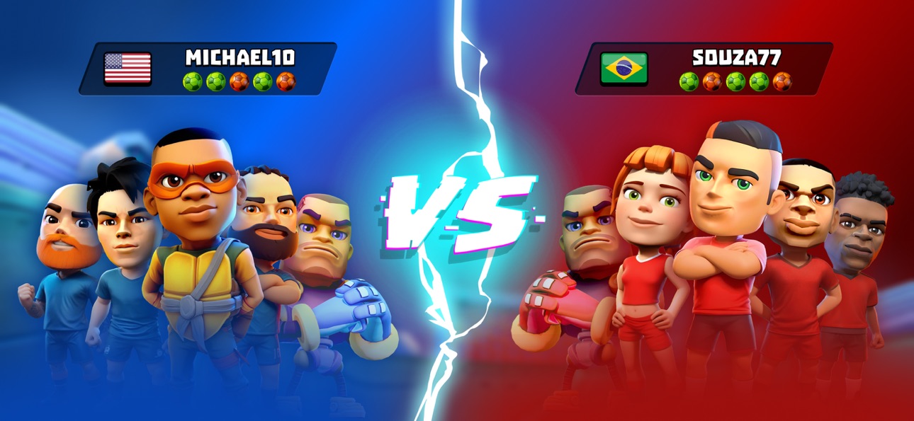 Goal Battle - Soccer Games iOS Mod IPA screenshot 2 - iOS game interface
