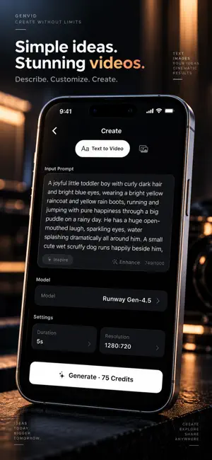 GenVid: AI Video Generator screenshot 3