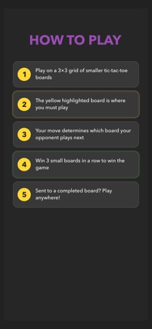Tic-Tac-Toe²: Strategic Grid iPhone screenshot