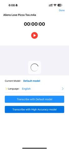 Echo - AI Voice Transcription iPhone screenshot