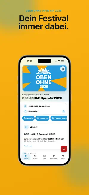 OBEN OHNE OPEN AIR iPhone screenshot 1