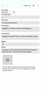 EZ Trip Tracker screenshot #4 for iPhone