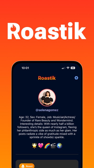 Roastik - Roast My Instagram Screenshot
