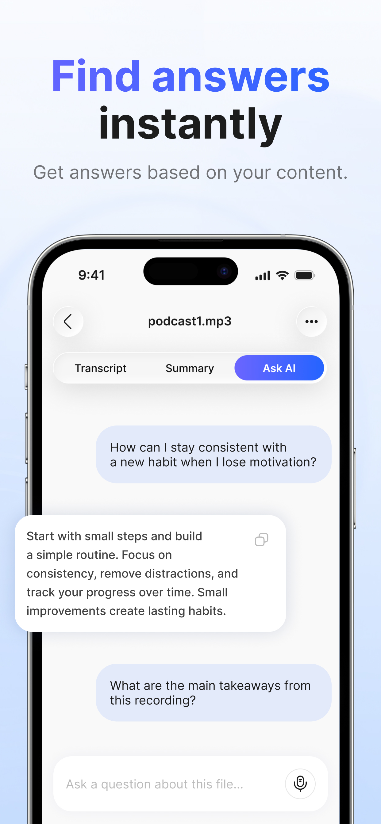 讯飞听见 iFlyrec AI Summary Note screenshot 4
