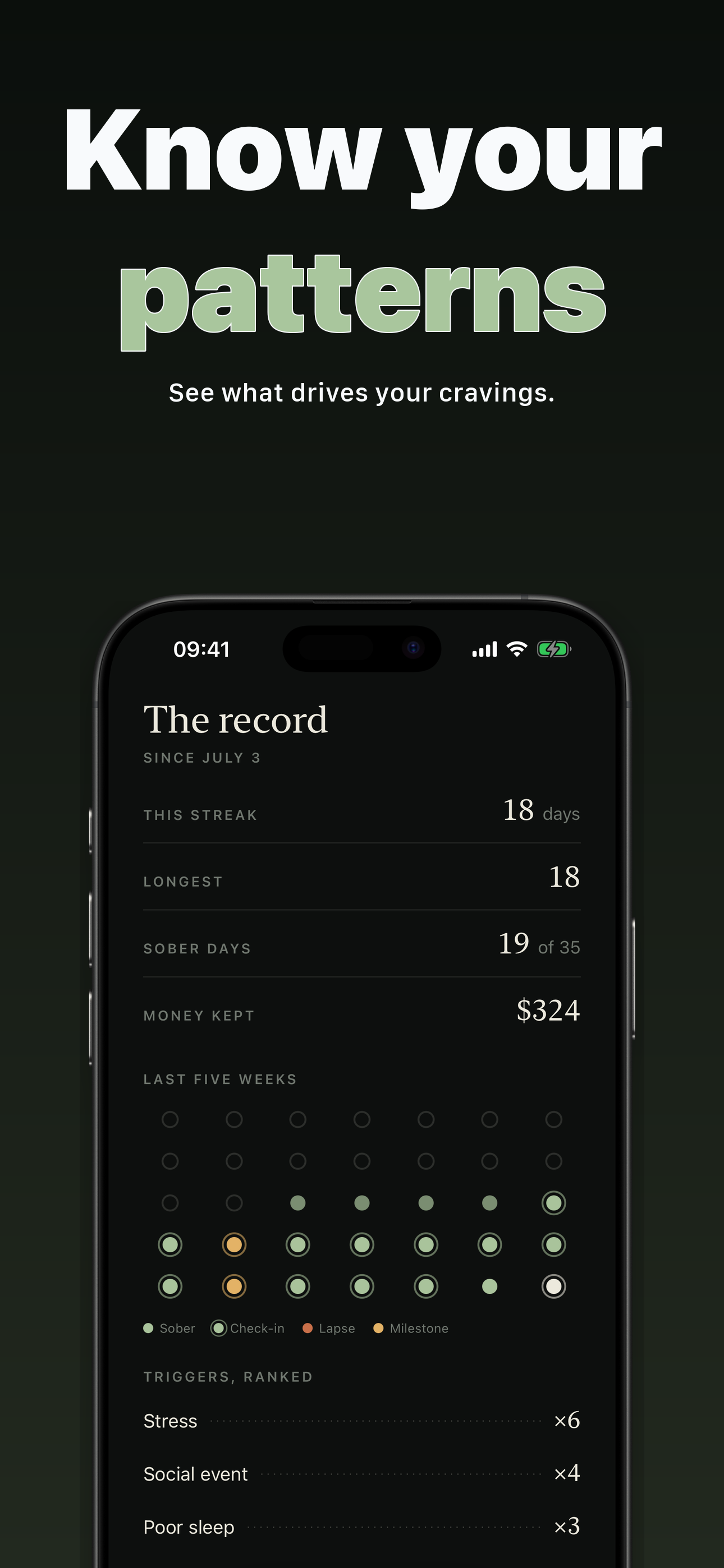 Sober Tracker: Soberiqo screenshot 3