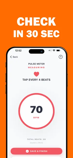 Heart Rate Monitor - Tap4Pulse screenshot 4