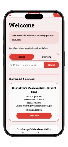 Guadalupe's Mexican Grill iPhone screenshot
