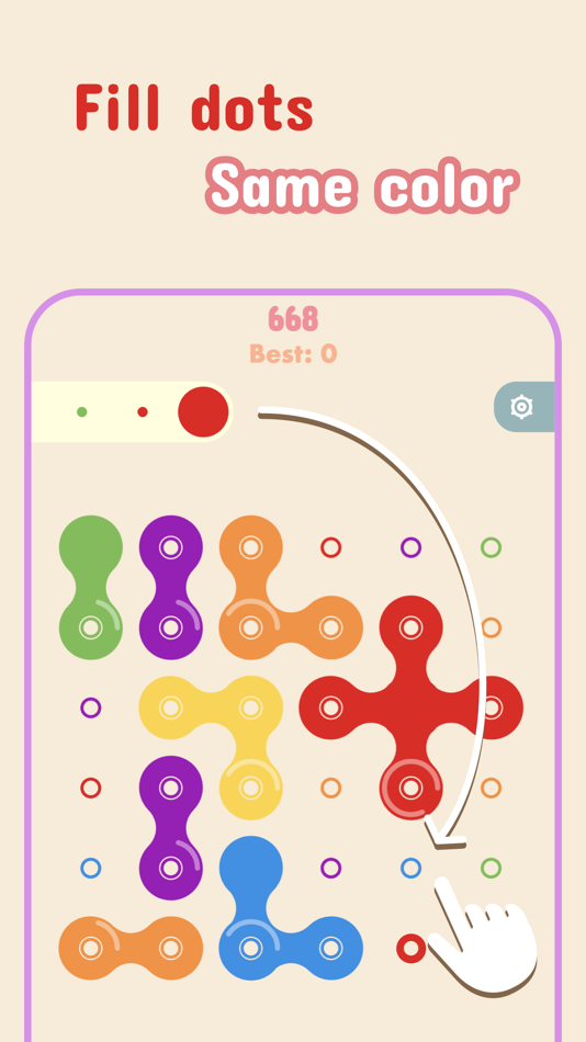 #2. Fill Dots ° Minimalism Puzzles (iOS) By: Thao Tran18826582639