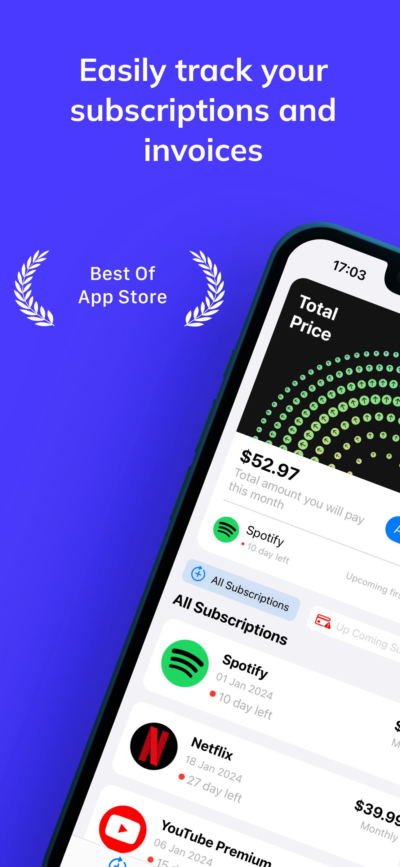 Subscription & Budget Tracker