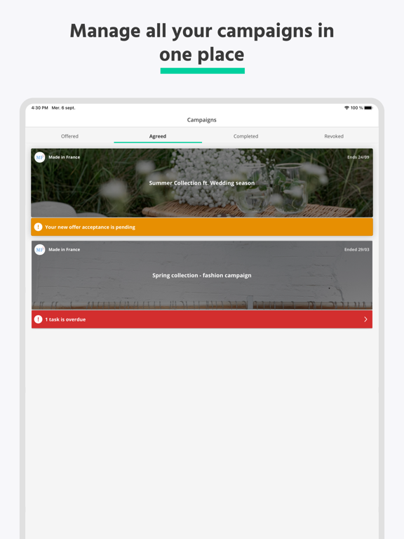 Screenshot #5 pour Collabary - Influencer App