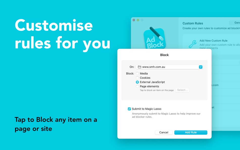 #6. Ad blocker - Magic Lasso (macOS) 由: Matthew Bickham