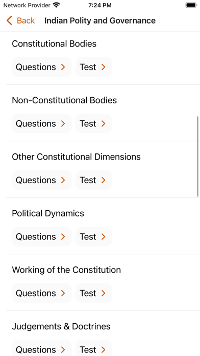 Indian Polity & Articles Prep Screenshot