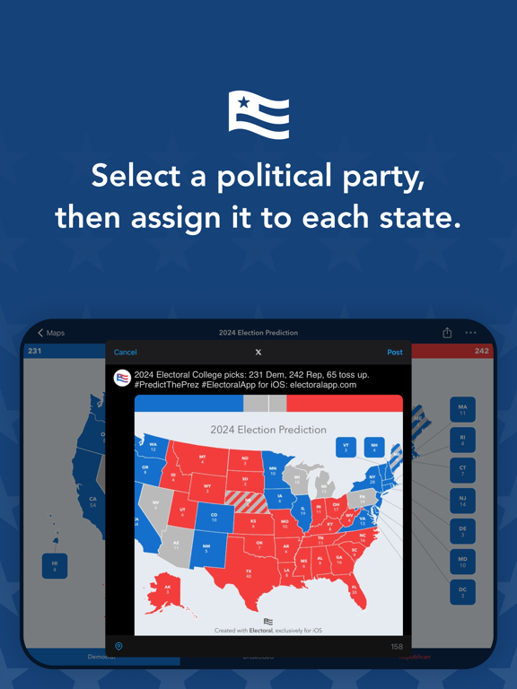 Screenshot #6 pour Electoral Map Maker 2024