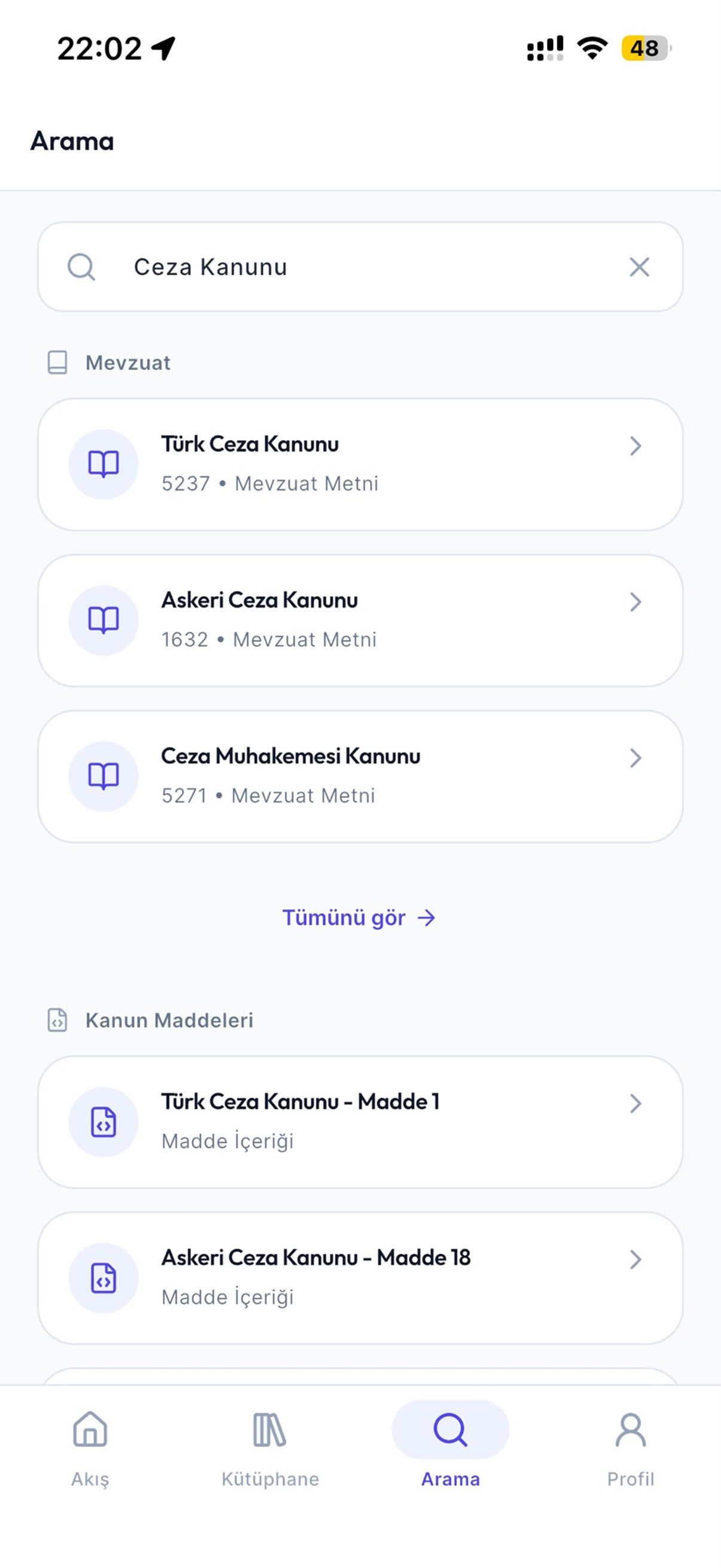 Kanun Yolu - Hukuk Asistanı screenshot 6