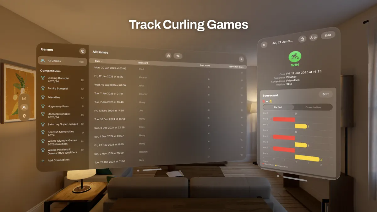 Ailsa: Curling Statistics screenshot 1