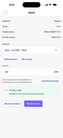 zkWallet Screenshot 7 of 10