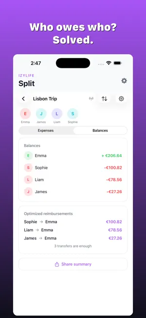 IzyLife Split screenshot 2