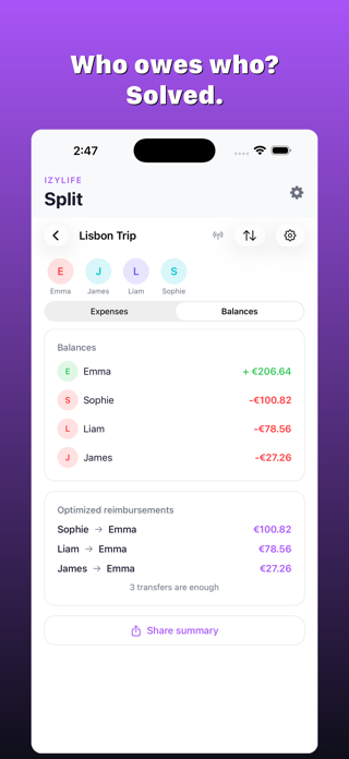 IzyLife Split Screenshot 2 of 5