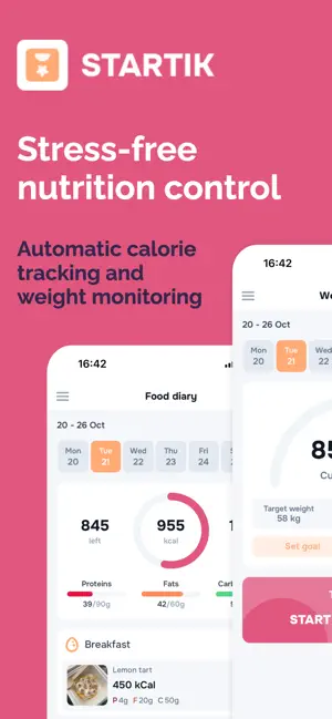 Startik: ai calorie tracker screenshot 1