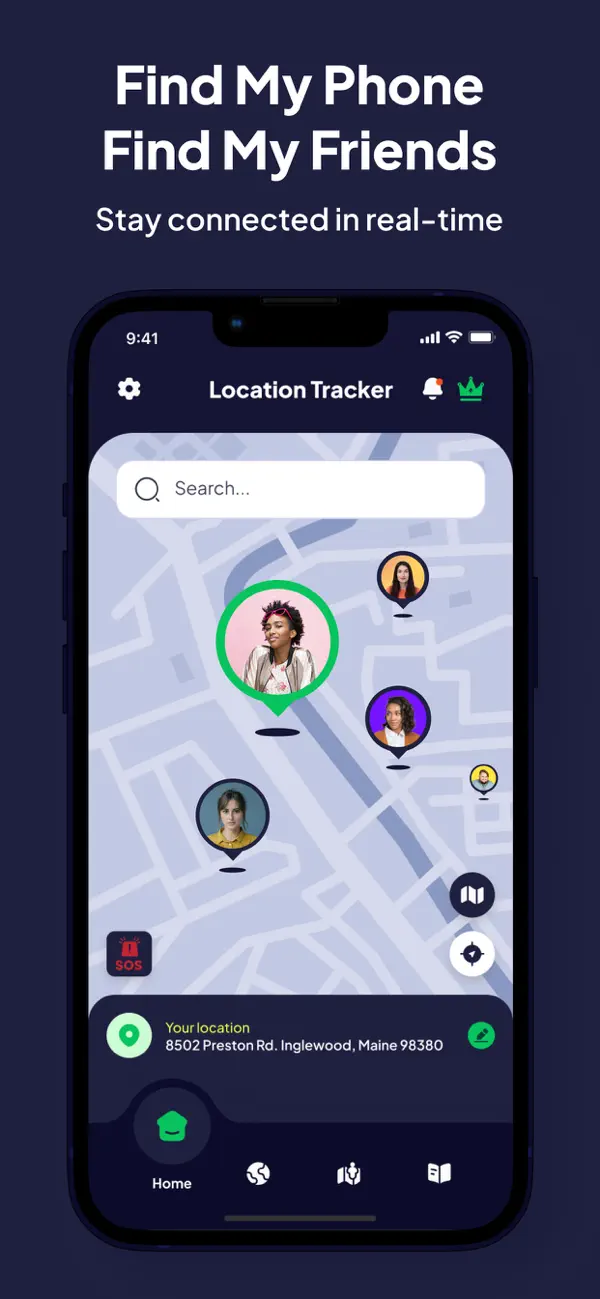 #1. Circle: Friend & 360 Tracker (iOS) By: ALLEY 51 CO., LTD