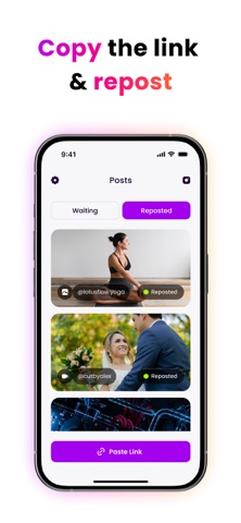 Repost Posts & Videos screenshot