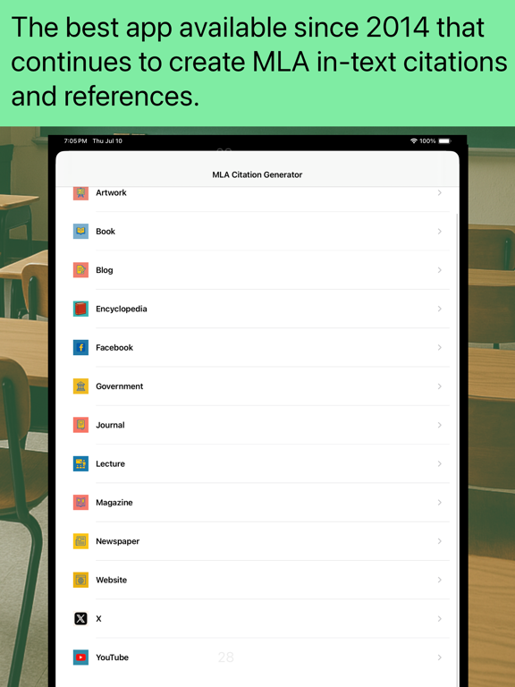 Screenshot #5 pour MLA Citation Generator
