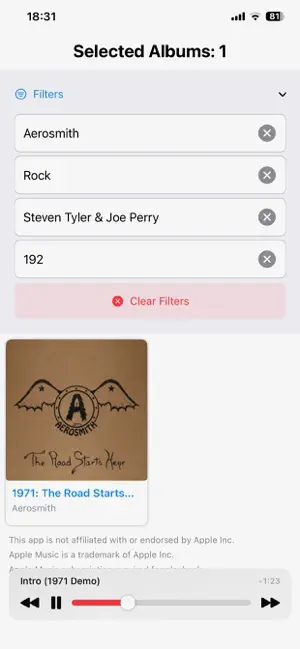 Hi-Res Albums Player screenshot 4