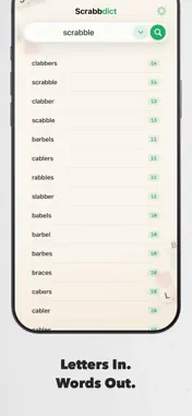 Scrabbdict screenshot 2