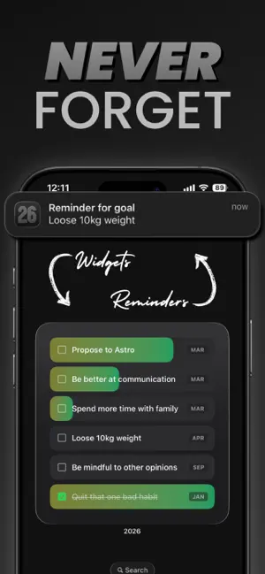 2026: New Year Goals screenshot 3