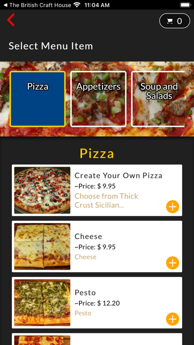 Upper Crust Pizza & Pasta Screenshot