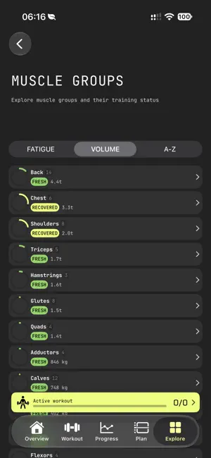 Afterset: Gym Workout Tracker screenshot 3
