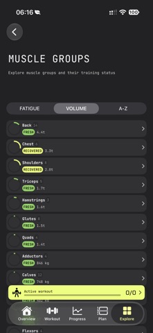 Afterset: Gym Workout Tracker Screenshot 3 of 7