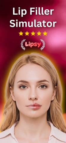 Lip Filler Simulator - Lipsy iPhone screenshot